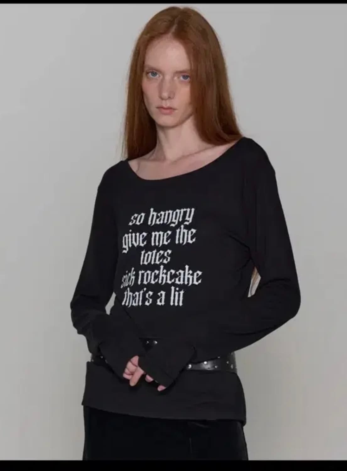 락케이크 롱슬리브 닝닝착용 상품이미지1