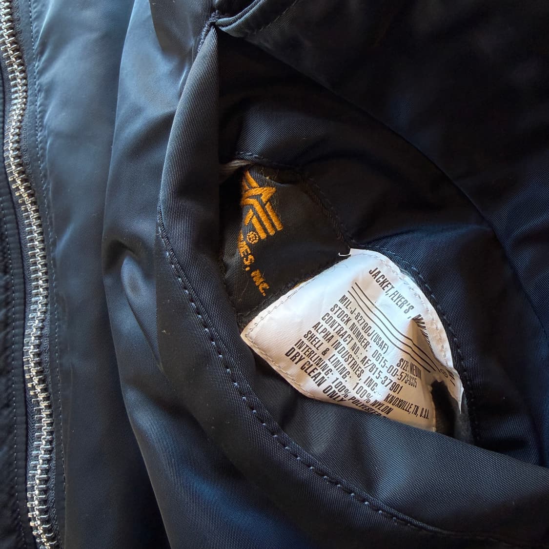 알파 인더스트리 플라이트 자켓 상품이미지6