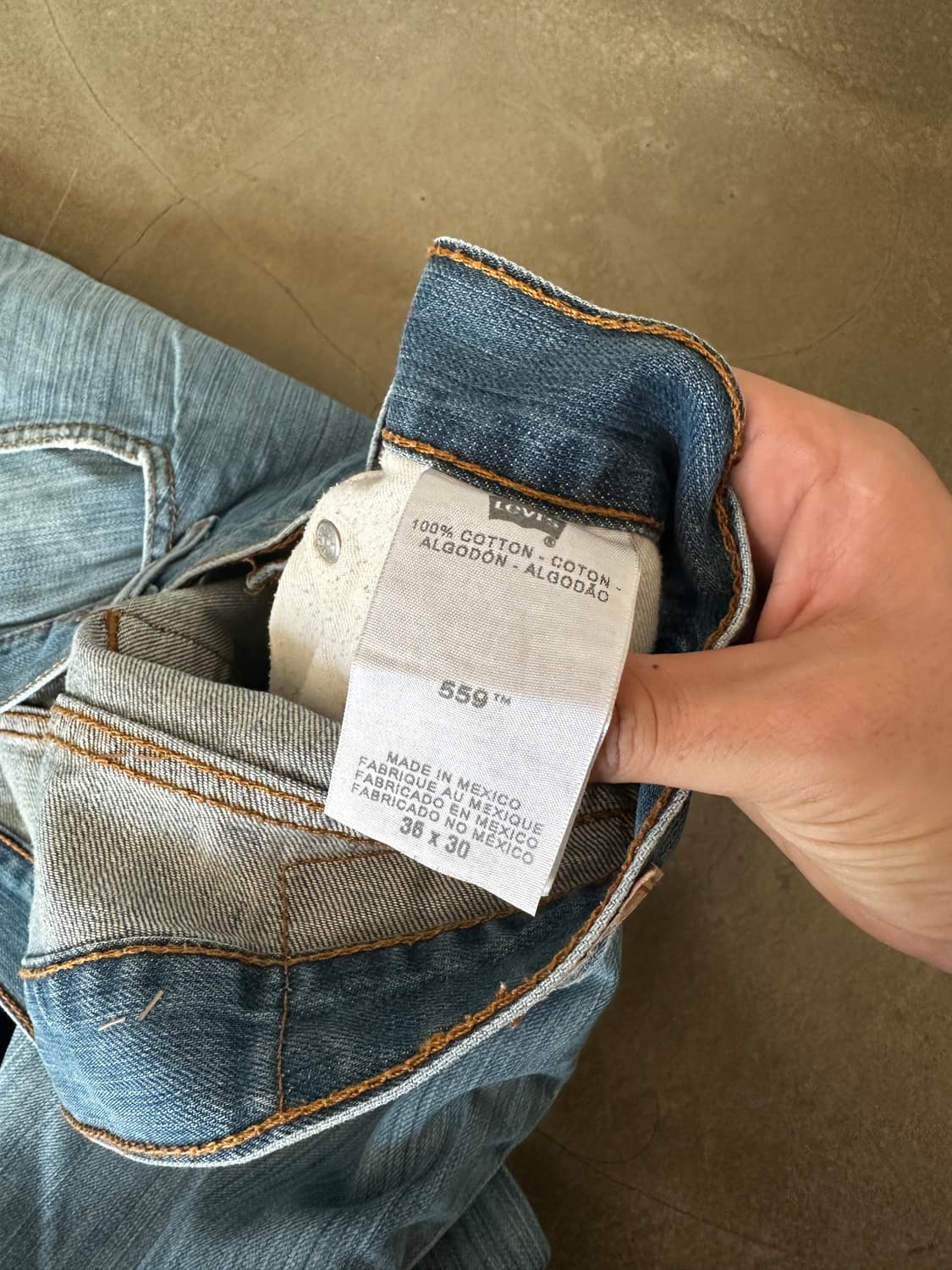 Levis 리바이스 559 릴렉스 스트레이트 데님 팬츠 w36 상품이미지4