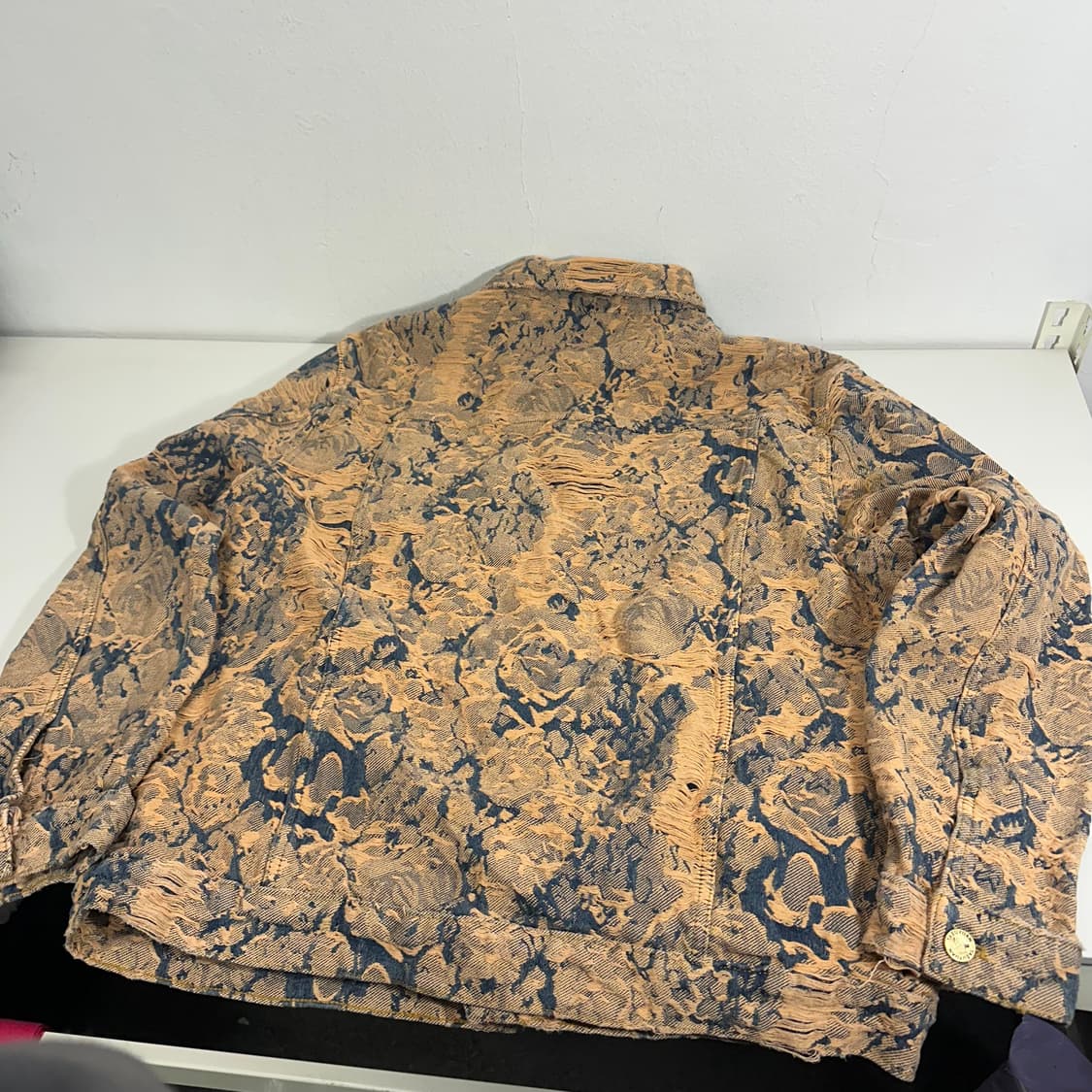 L YASUYUAN 자카드 데님자켓 상품이미지5