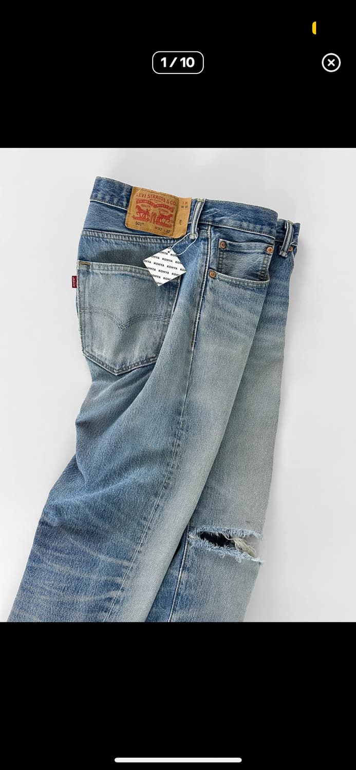 리바이스 501 워싱 디스진 32/32 상품이미지3