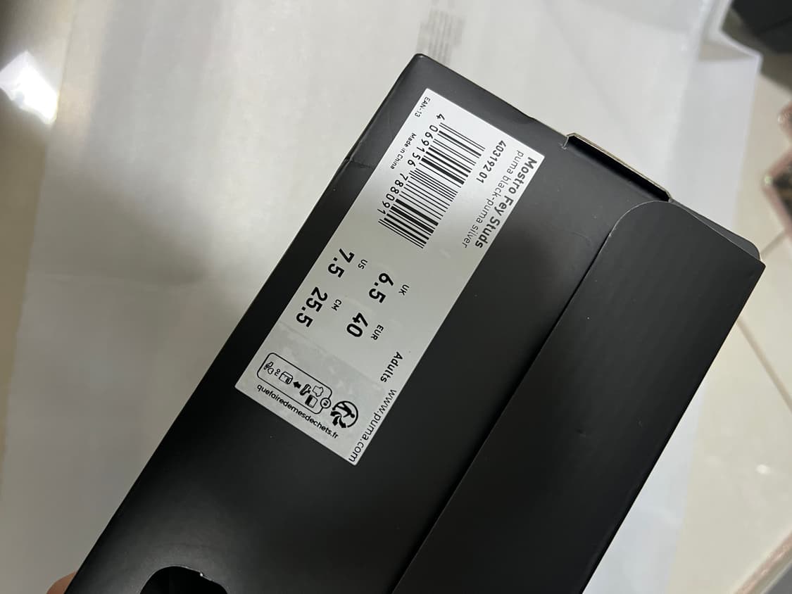 푸마 모스트로 페이 스터드 255 새상품 상품이미지2