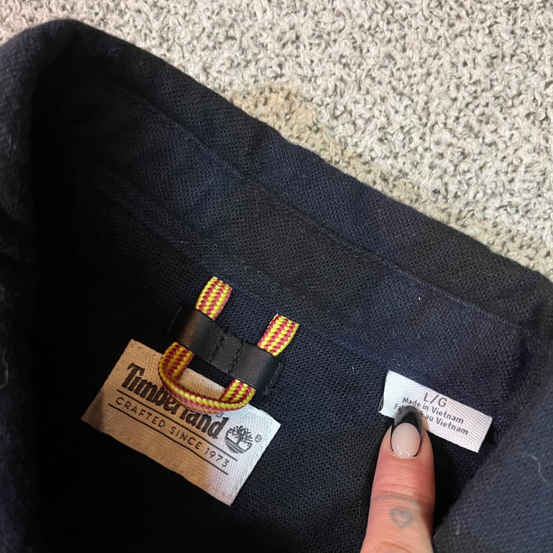 팀버랜드 타탄체크 셔츠 자켓 상품이미지4