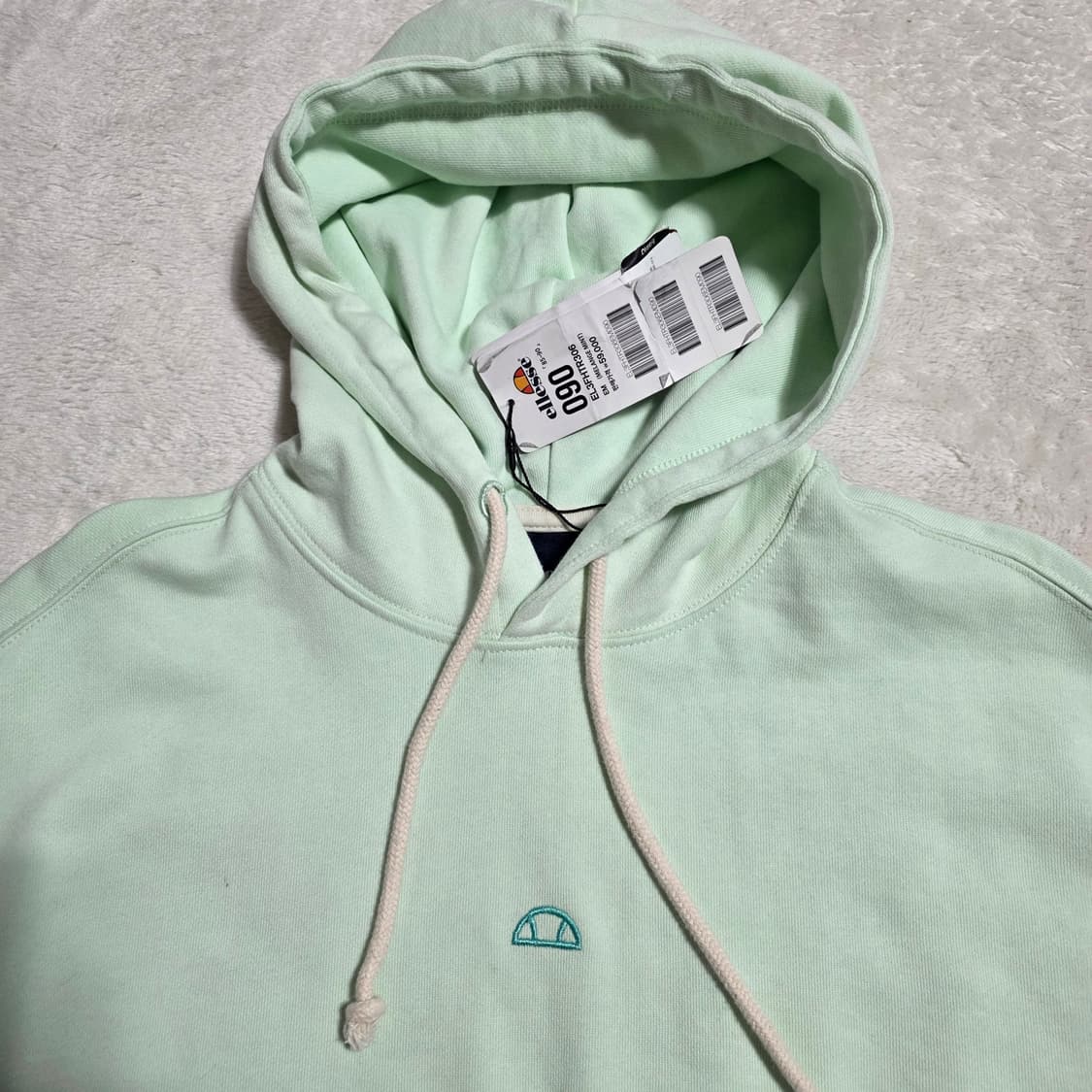 (S)여성 엘레쎄 크롭 후드티 민트 상품이미지2