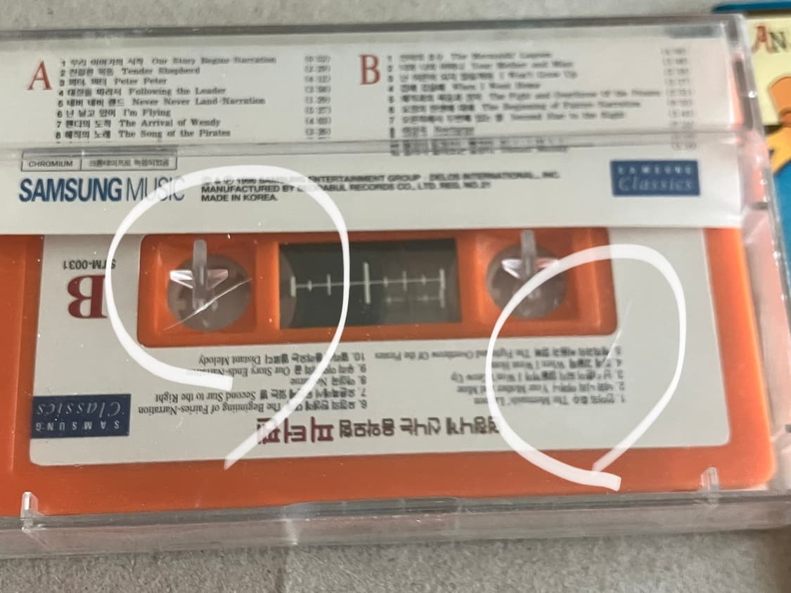 제임스매슈배리 피터팬 OST 라이센스 미개봉 카세트테이프 상품이미지3