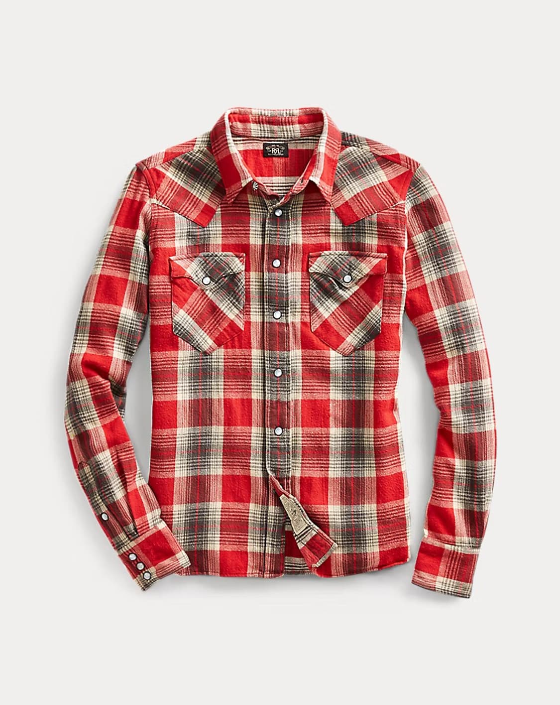 더블알엘(RRL) 버팔로 플래드 웨스턴 트윌 워크 셔츠 L사이즈 상품이미지1