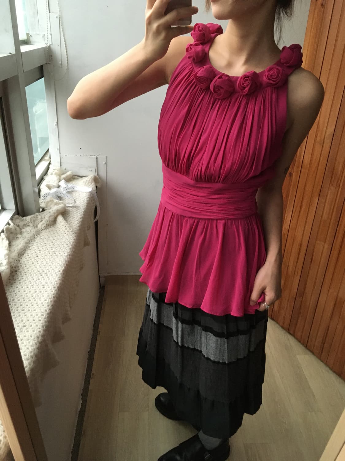 Rose Pleats Sleeveless 상품이미지6