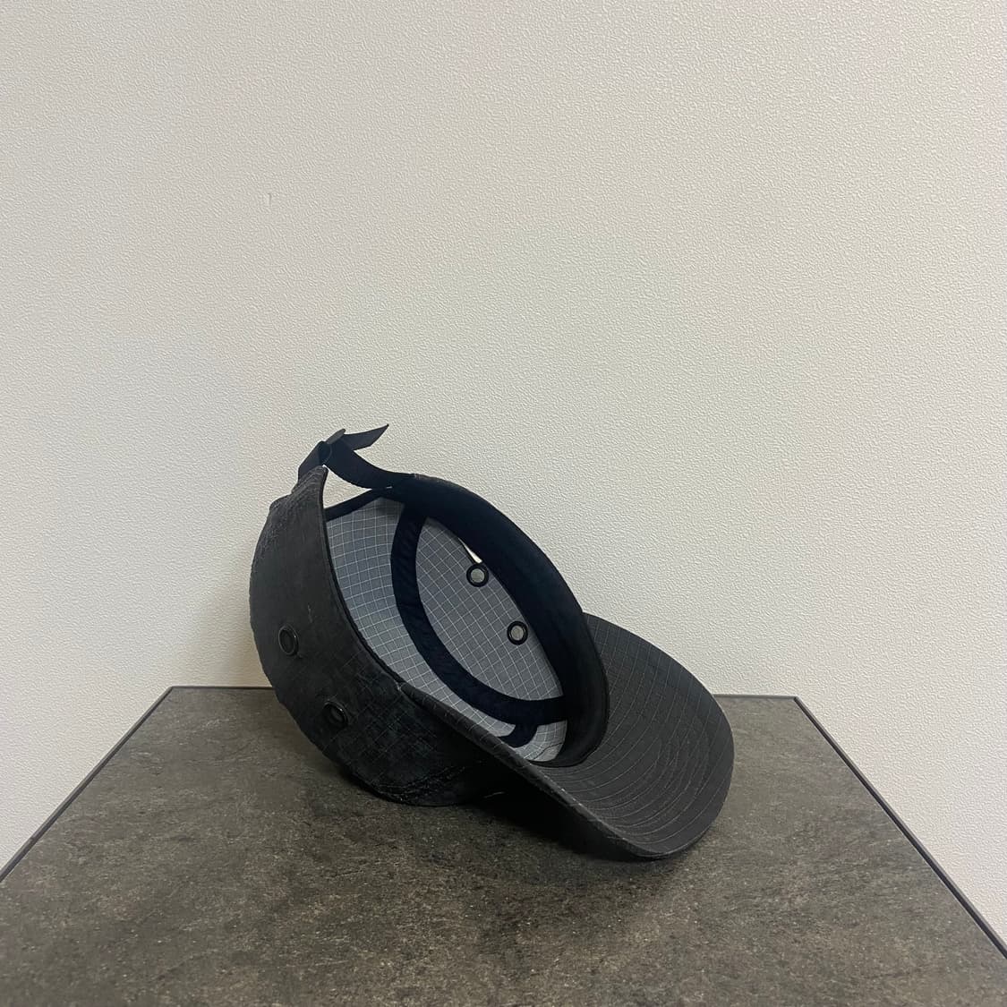 (OS) 슈프림 박스로고 캠프캡 모자 23FW 디스트레스드 립스탑 블랙 상품이미지7