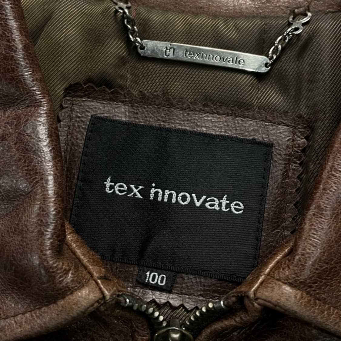 100 빈티지 소가죽 레더 자켓 상품이미지3