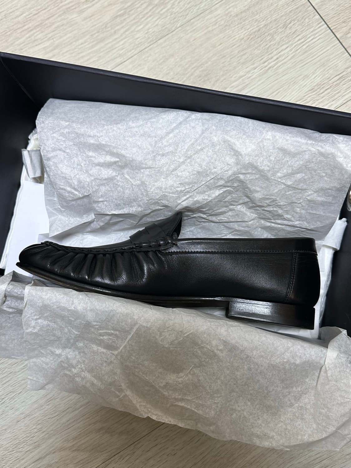 [260] 수트서플라이 블랙 레더 로퍼 상품이미지6