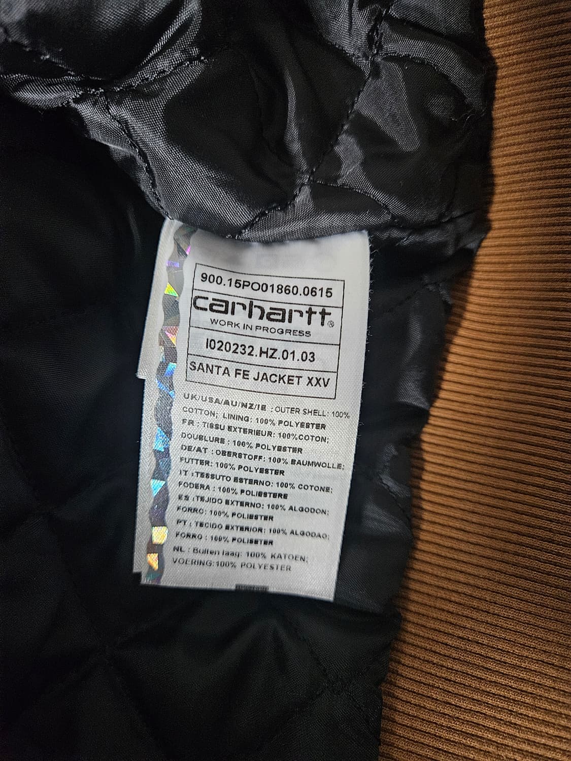 칼하트 wip 25주년 산타페 m 사이즈 한정판 상품이미지5