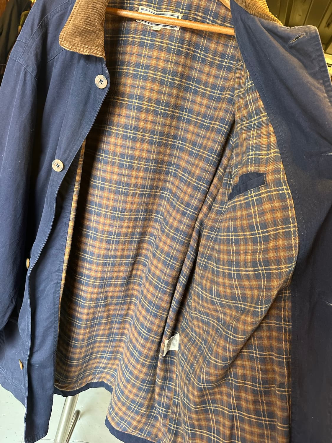 헤비 코듀로이 카라 커버올 자켓 상품이미지8