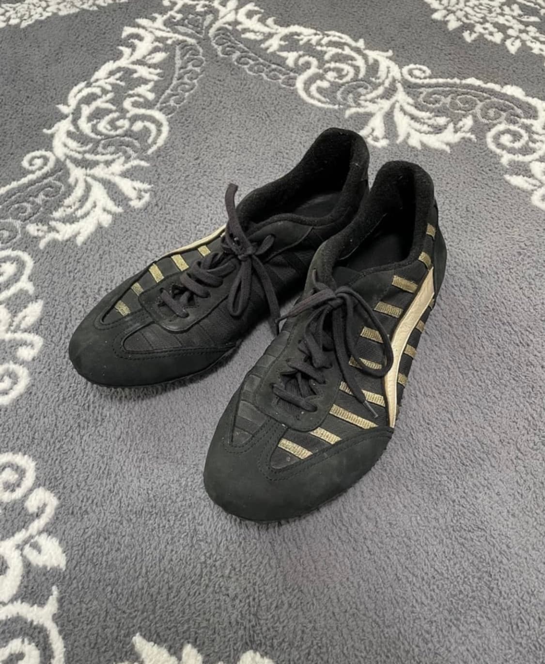 00's Dolce & Gabbana Gold-Stripe Suede  상품이미지1