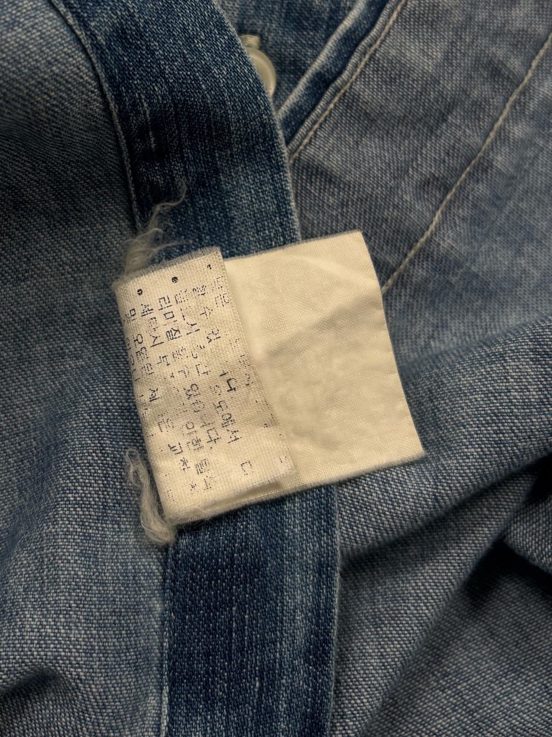 폴로 클래식 핏 샴브레이 데님 셔츠 상품이미지7