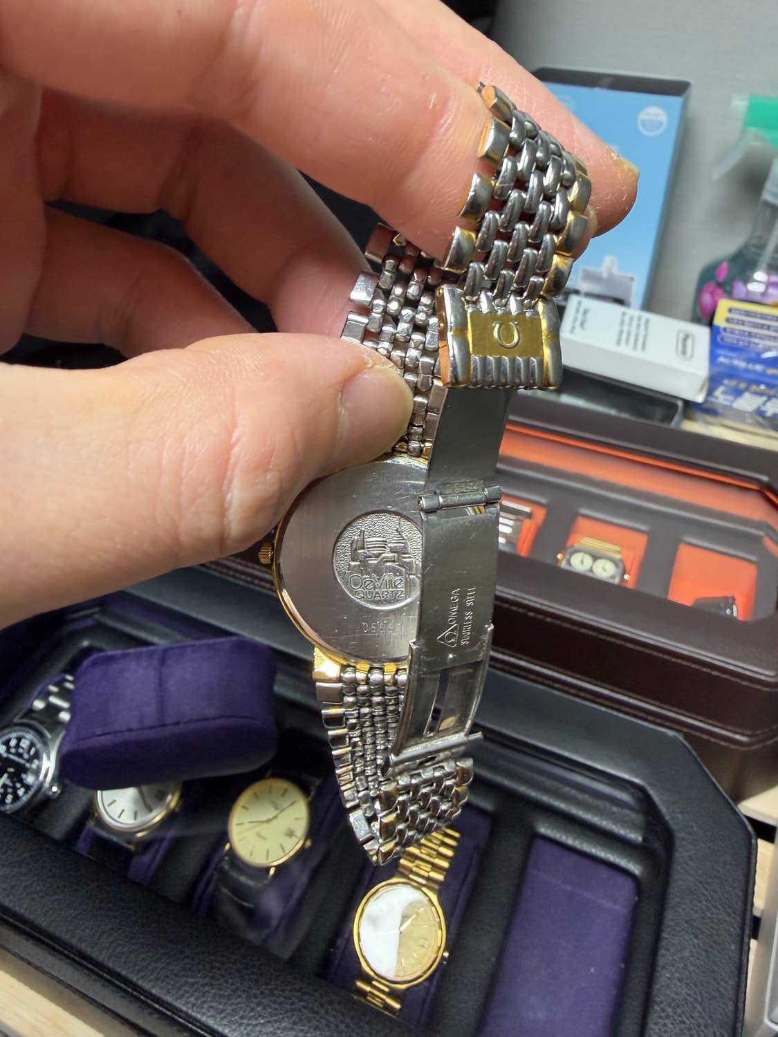 오메가 드빌 금장 쿼츠 빈티지 시계 상품이미지2