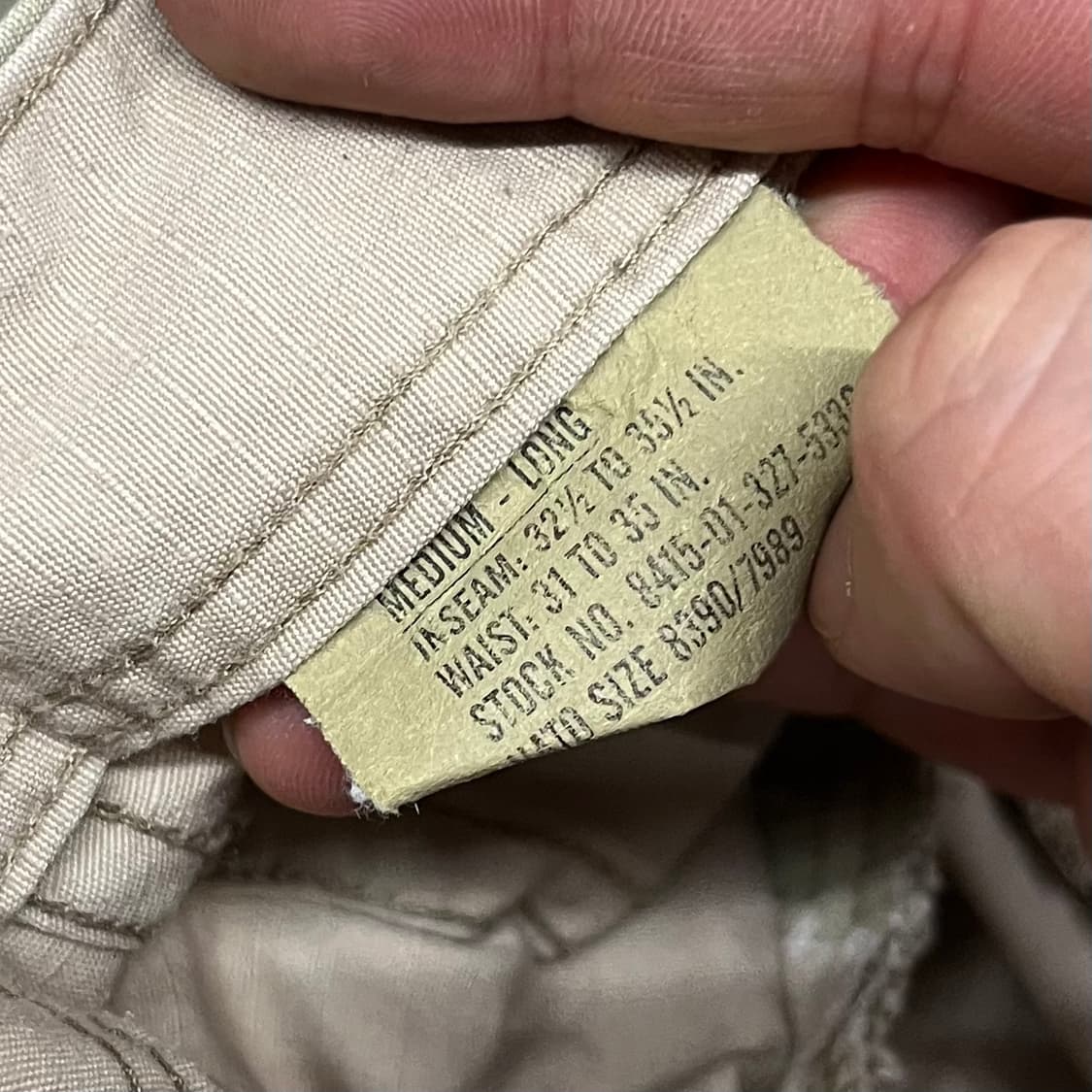 미군 데저트 카모 BDU 팬츠 (M/L) 상품이미지7