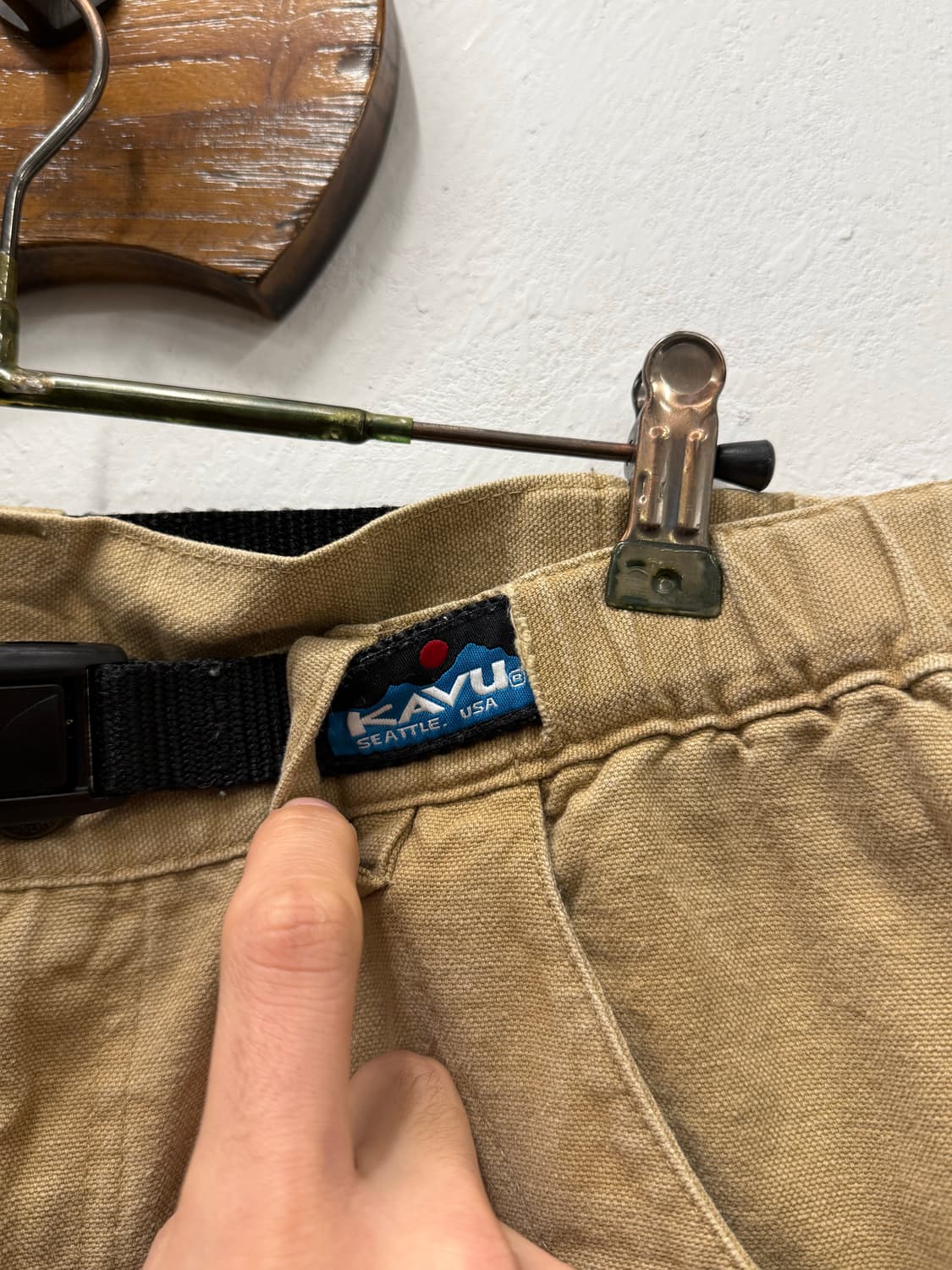 33) KAVU USA Cotton Web Belt Work Pants 상품이미지5