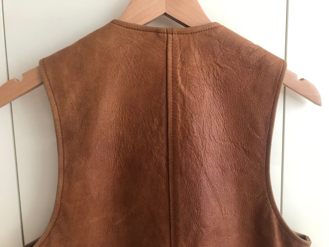 돌체앤가바나 빈티지 멀티포켓 양가죽 베스트 자켓 상품이미지4