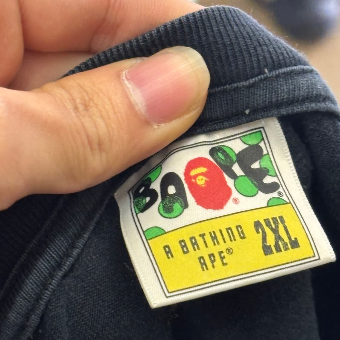 2XL 베이프 카모 사루 반팔티셔츠 상품이미지5