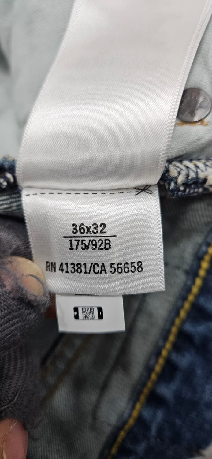 (큐알정품 최신형)폴로 랄프로렌 블루 데님 청바지 36X32 상품이미지6