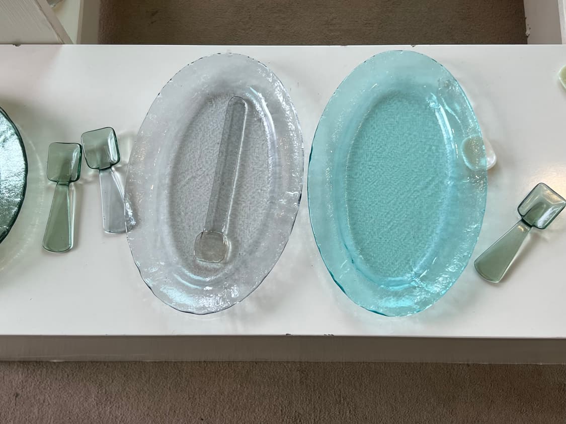 Minami ikeya 미나미 이케야 유리 플레이트 일본 공예품 상품이미지1