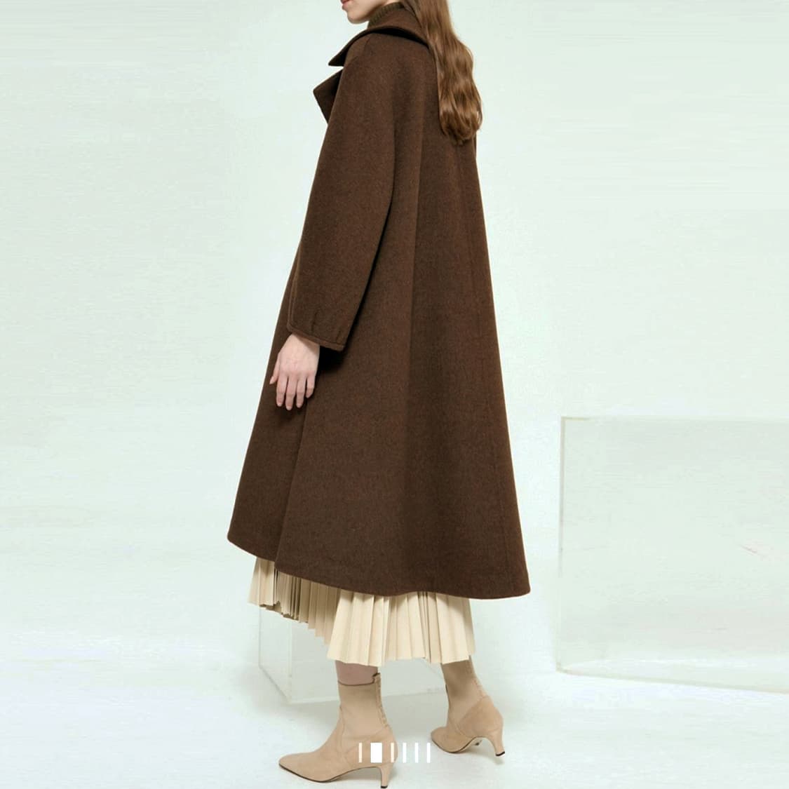 더히스토리(the history) 언발 체크니트스커트 55-66 새상품 상품이미지2