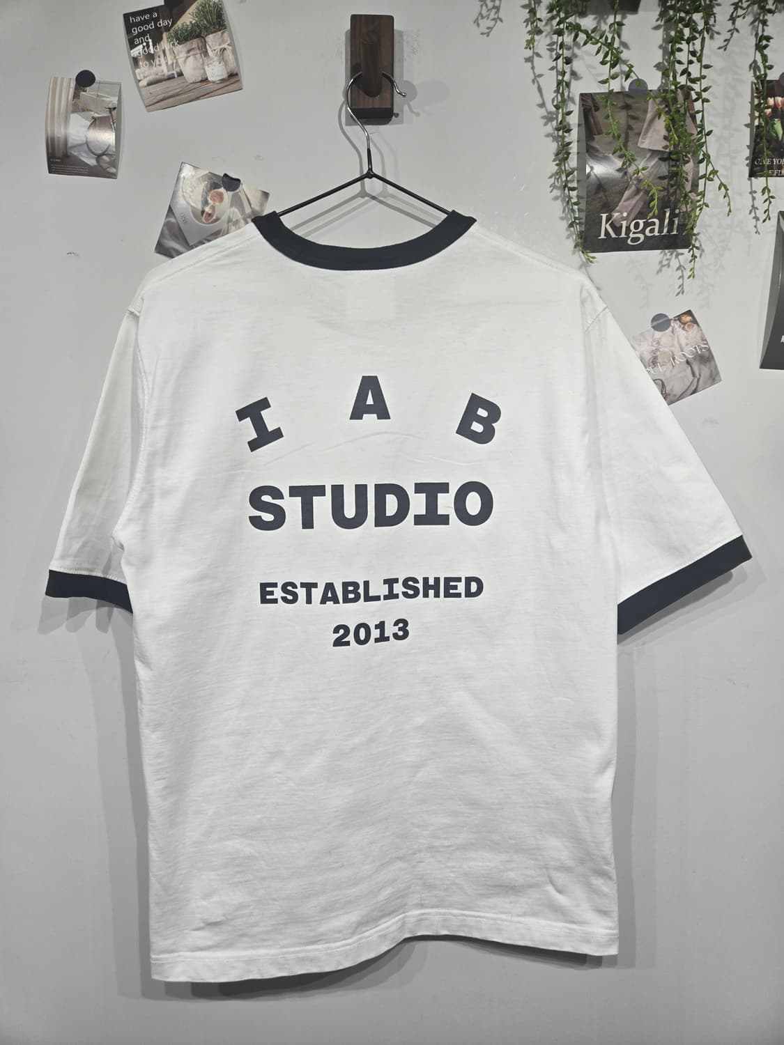 아이앱 스튜디오 링거 티셔츠 화이트 상품이미지4