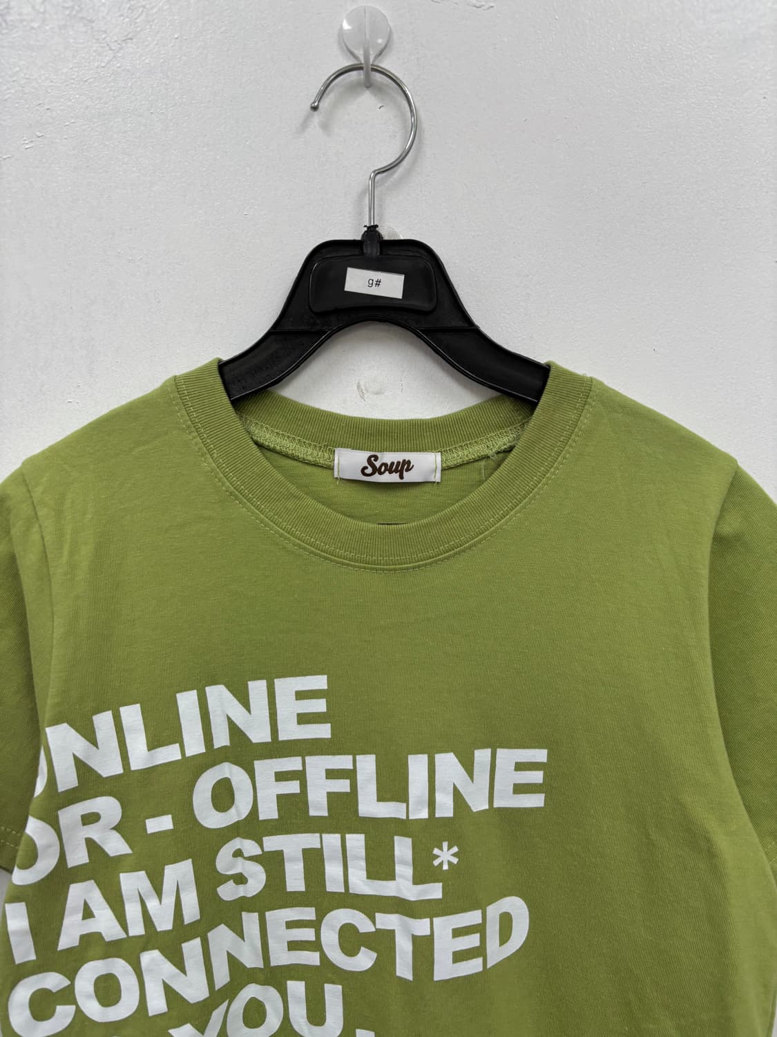 SOUP 크롭 반팔티 상품이미지2