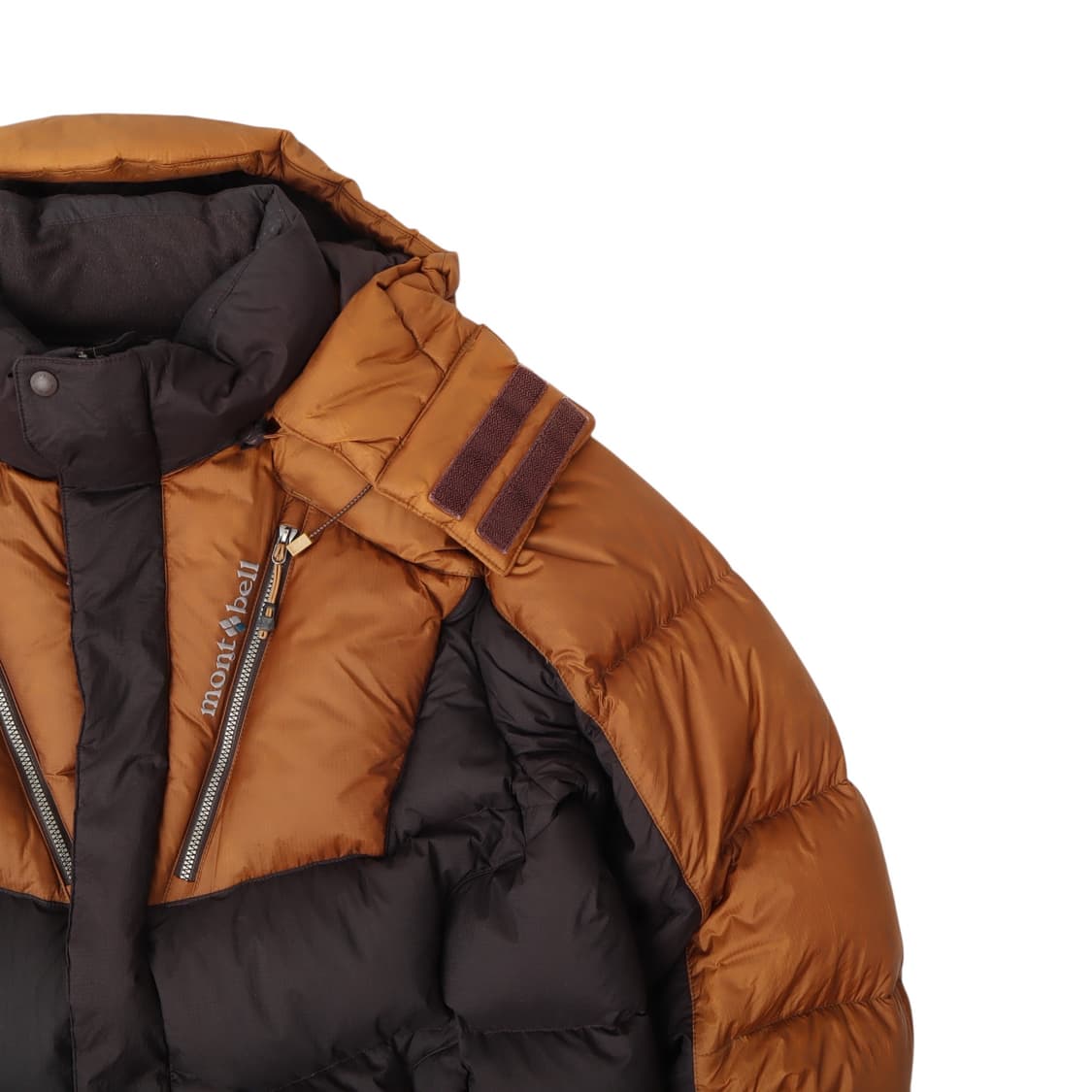 몽벨 브라운 마운틴 후디 구스다운 패딩 상품이미지3