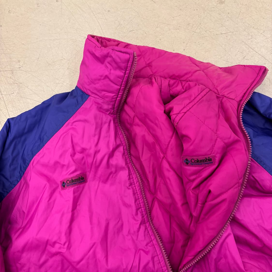 컬럼비아 리버시블 누빔 자켓 상품이미지2