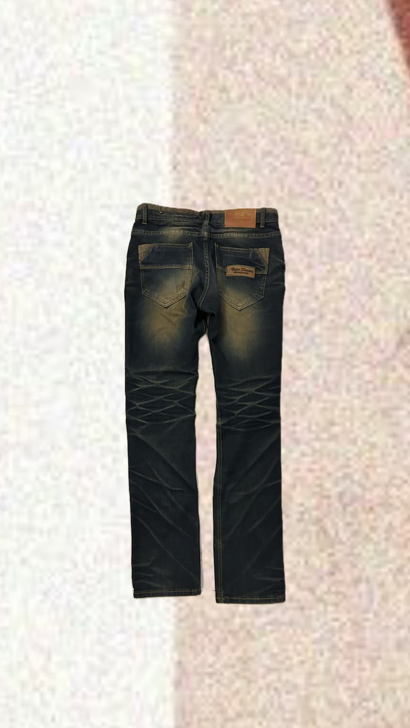 빈티지 워싱 체크패턴 디테일 팬츠 상품이미지6