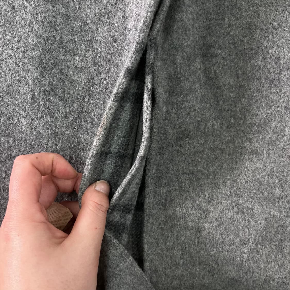 100 버버리 90s 캐시미어 울 싱글 코트 상품이미지5