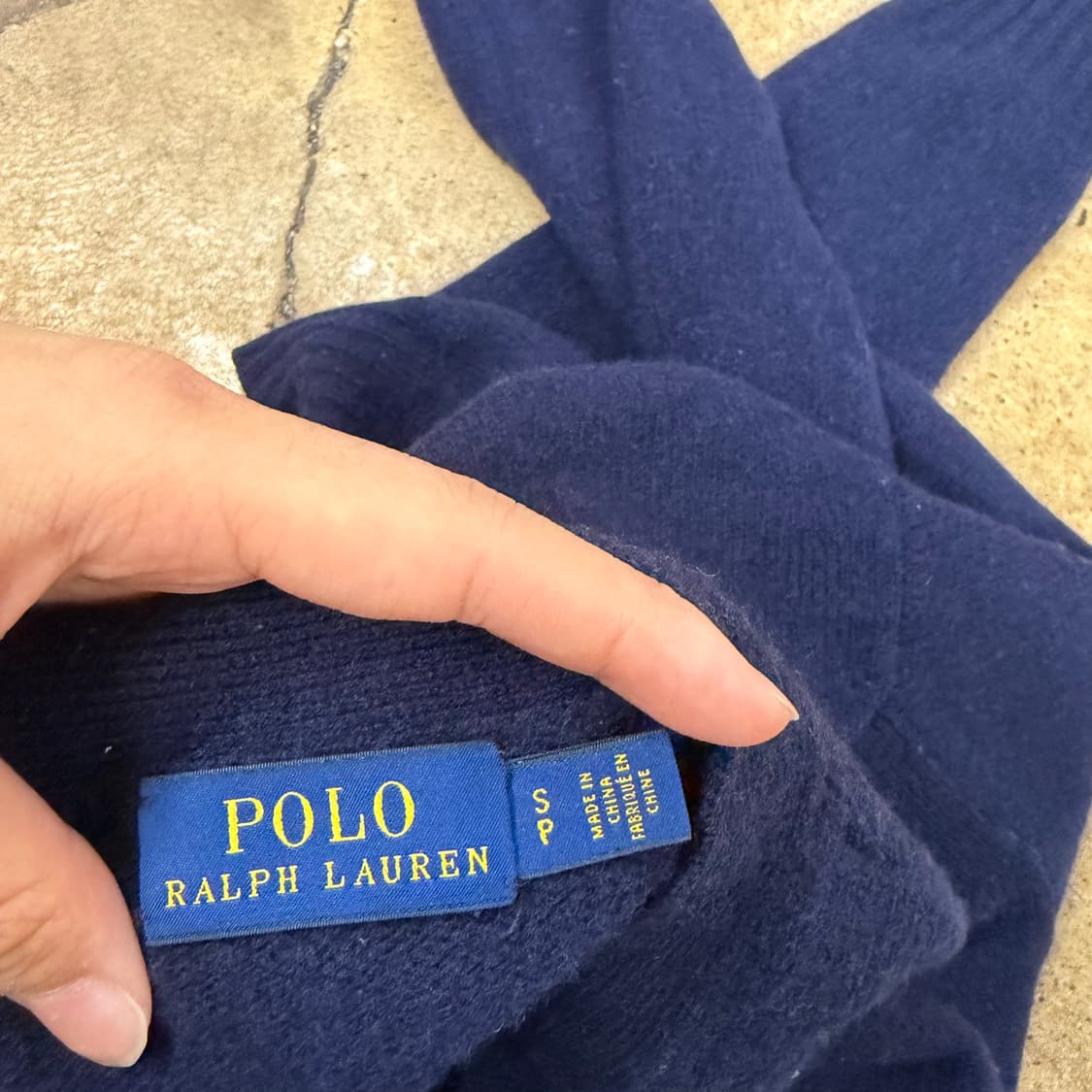 폴로 랄프로렌 네이비 브이넥 니트 가디건 상품이미지5