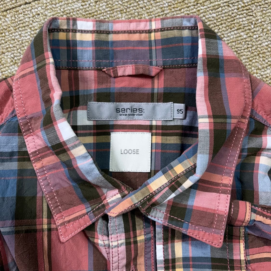 series 어반 제너레이션 체크 셔츠(95) 상품이미지4