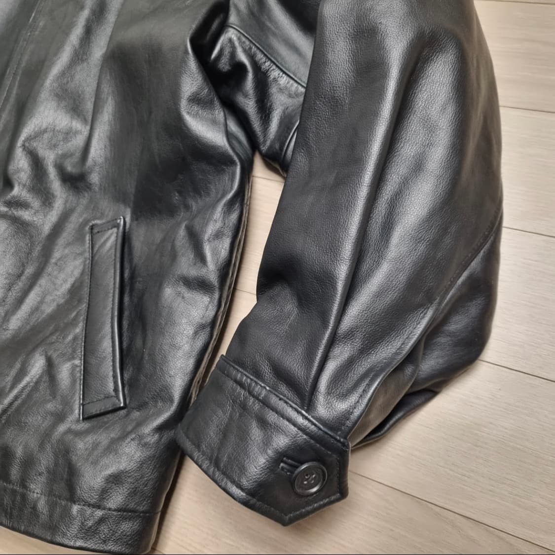90‘s 올드 갭 레더 싱글 라이더 자켓 xl 상품이미지5