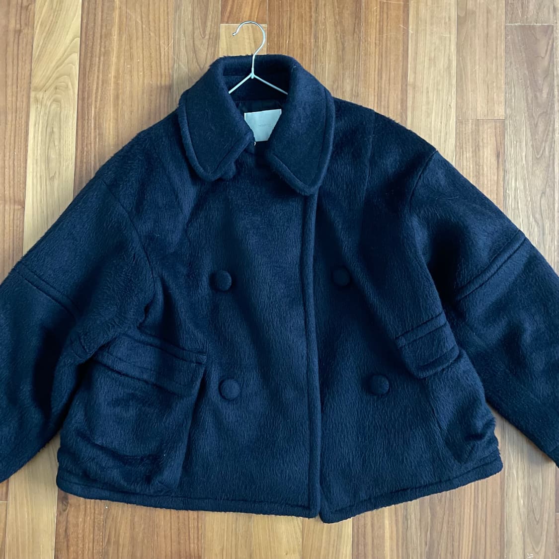 타입서비스웹 하프 코트 네이비 상품이미지3