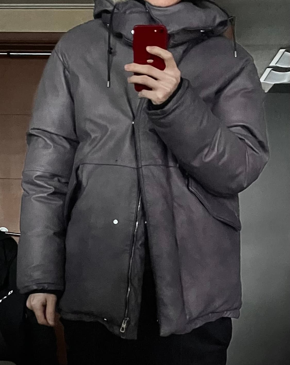 로에베 가죽 구스다운 패딩 상품이미지2