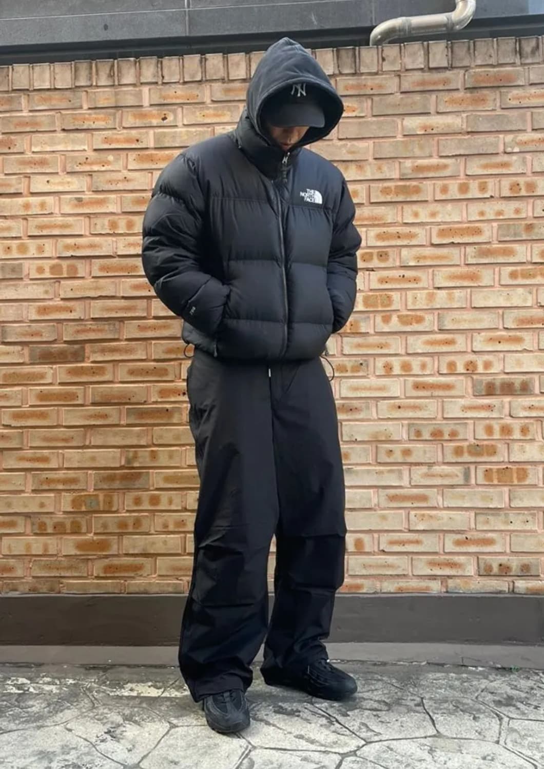 (L) 감마갤러리 파라슈트 팬츠 블랙 상품이미지4