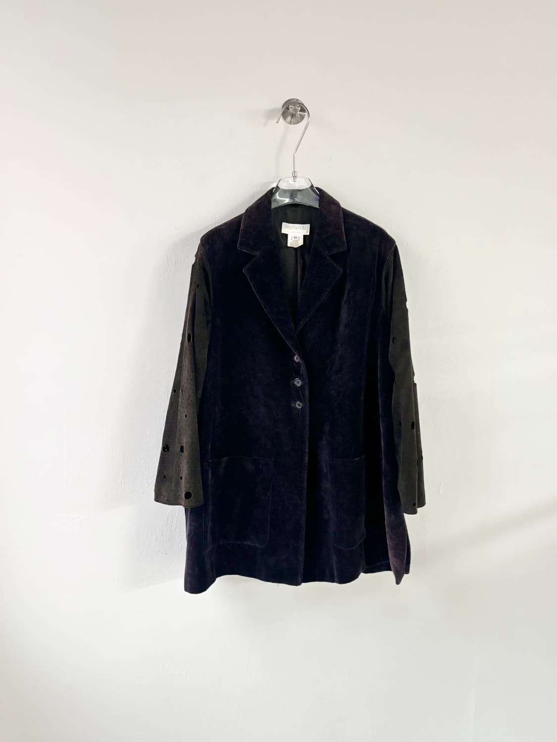 ANNAPIANURA 아티잔 스웨이드 코트 상품이미지5