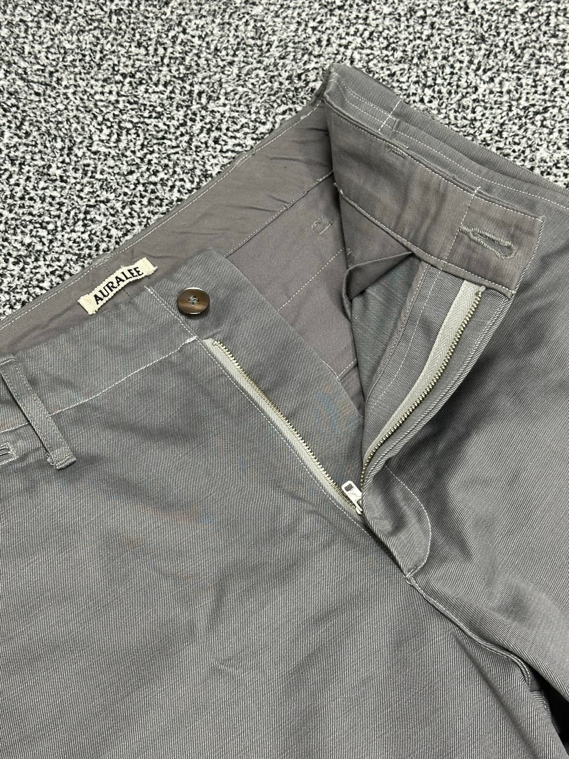 오라리 차콜그레이 면 바지 상품이미지3