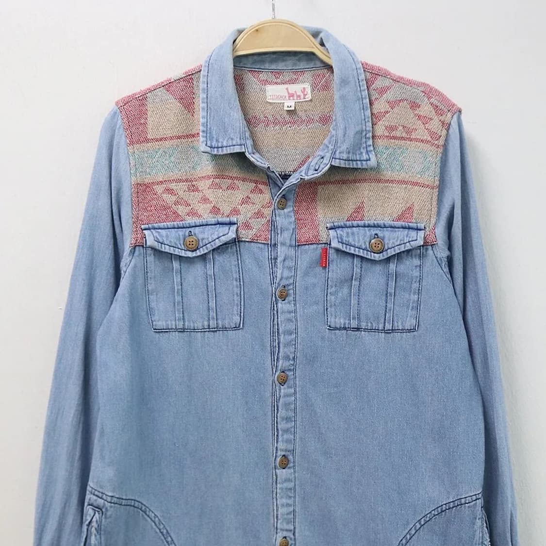 빈티지 청 원피스 상품이미지3