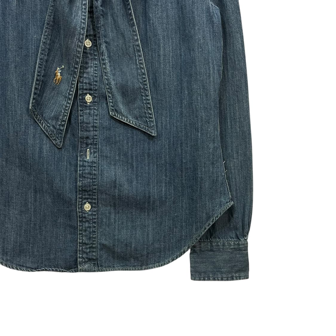 Polo Denim Ribbon Shirt 상품이미지3