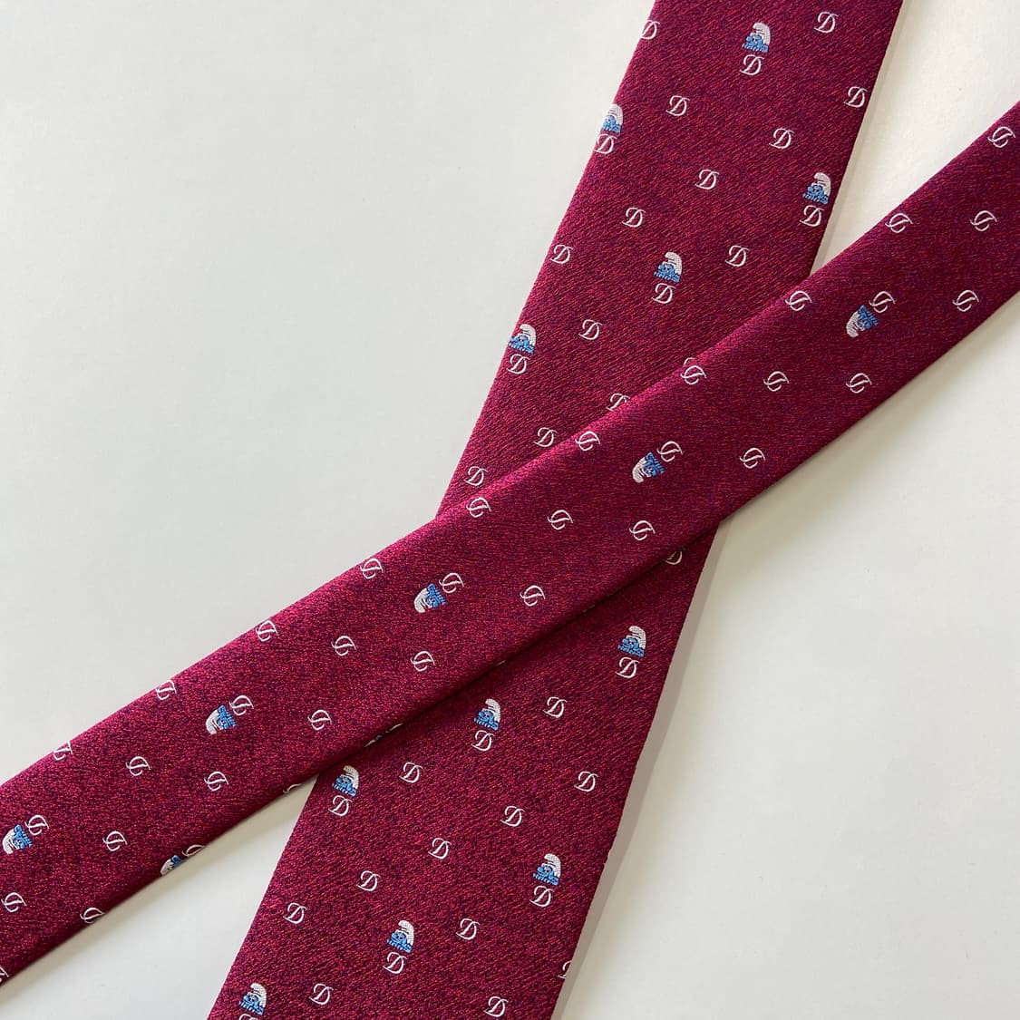 듀퐁 (Dupont) 명품 정품 스머프 넥타이 상품이미지4