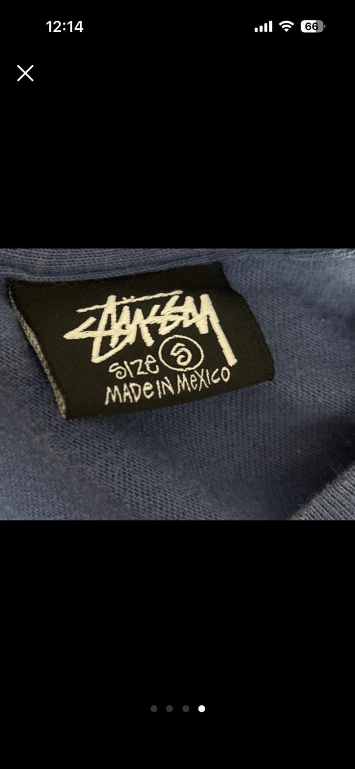 스투시 8볼 파란색 티 상품이미지4