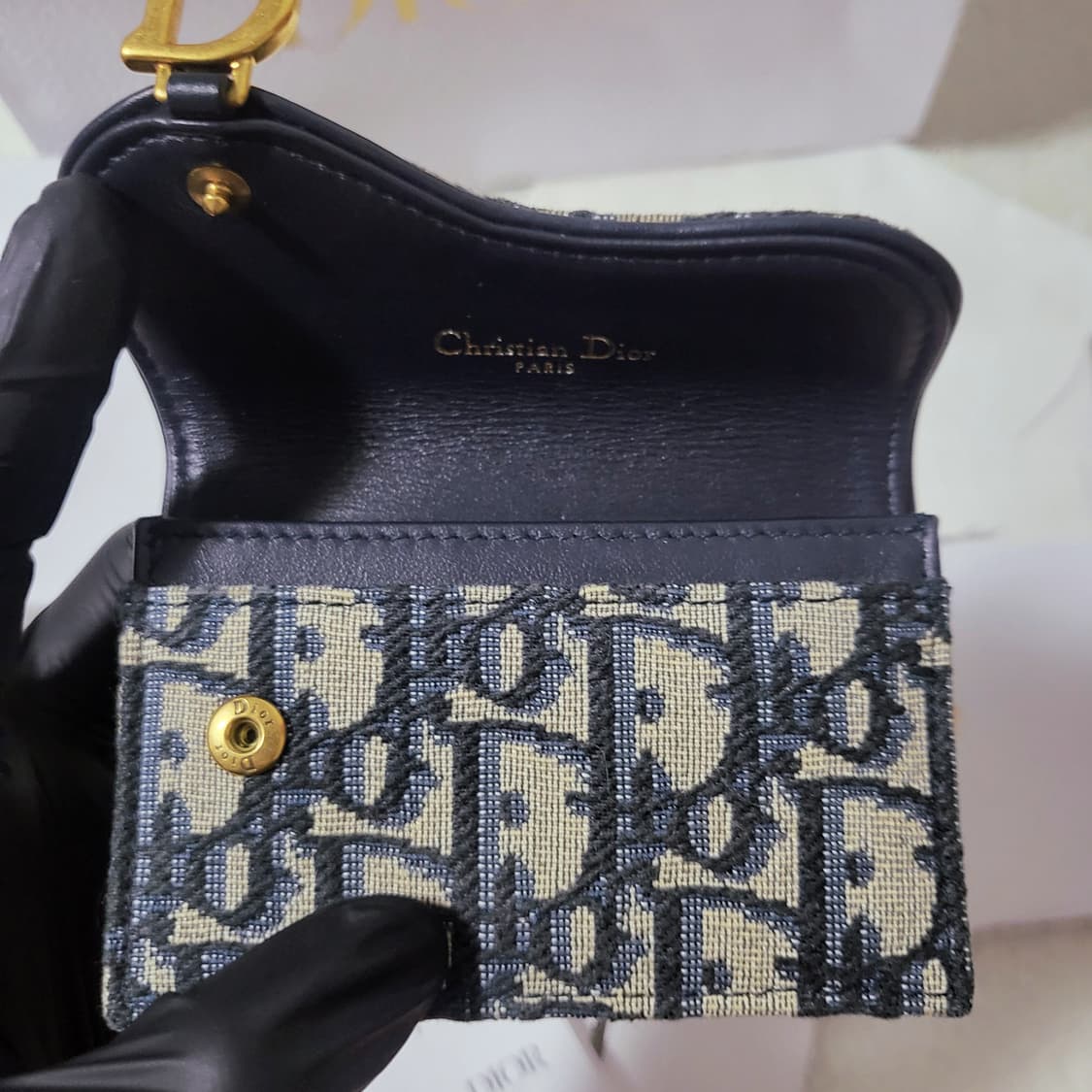 [24년식/풀구성] 디올 오블리크 새들 카드지갑  상품이미지5