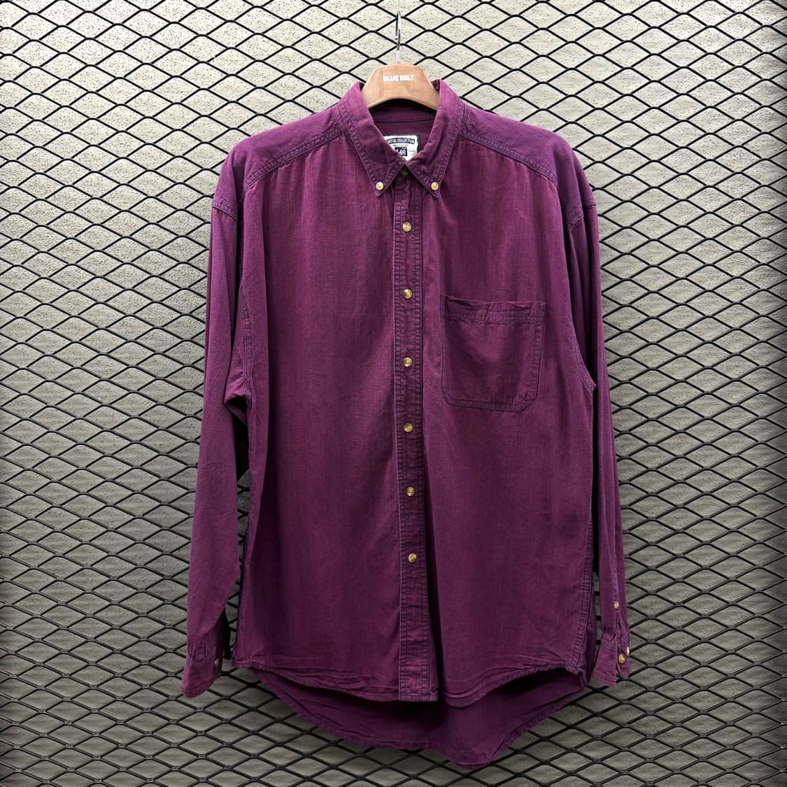 LEE 옥스포드 셔츠 후면 플릿스티치 디테일 보카시 멀티컬러 상품이미지2