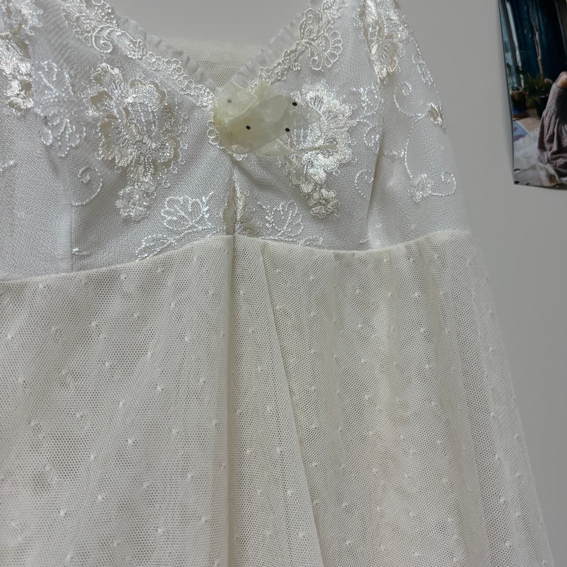 빈티지 아이보리 슬리브리스 상품이미지3