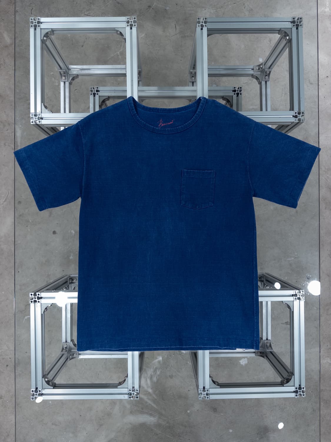 Boncoura Heavyweight Hand-Dyed indigo 상품이미지1