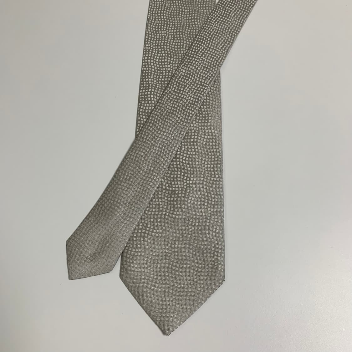 알마니(ARMANI) 명품 클래식넥타이 화이트 신형 A+등급 상품이미지3