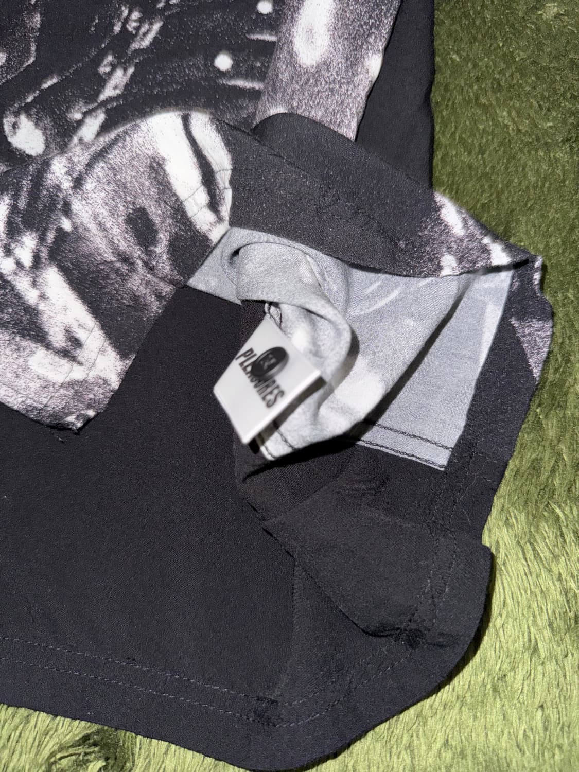 [XL] PLEASURES 플레져스 X 소닉 유스 오픈카라 레이온 셔츠 상품이미지6